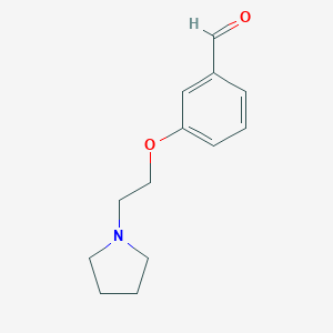 3-(2-Pyrrolidin-1-yl-ethoxy)-benzaldehyde图片