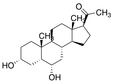5beta-Pregnan-3alpha,6alpha-diol-20-one图片