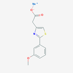 Sodium 2-[2-(3-Methoxyphenyl)-1,3-thiazol-4-yl]acetate图片