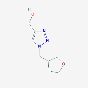 {1-[(oxolan-3-yl)methyl]-1H-1,2,3-triazol-4-yl}methanol图片