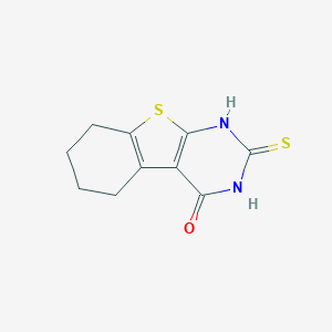 5-Sulfanyl-8-thia-4,6-diazatricyclo[7,4,0,0,2,7]trideca-1(9),2(7),5-trien-3-one图片