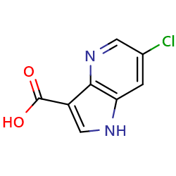6-chloro-1H-pyrrolo[3,2-b]pyridine-3-carboxylicacid图片