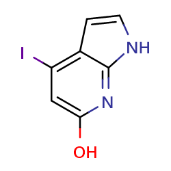 4-iodo-1H-pyrrolo[2,3-b]pyridin-6-ol图片