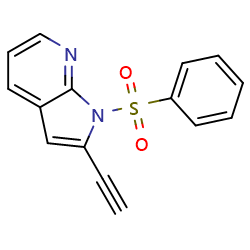 1-(benzenesulfonyl)-2-ethynyl-1H-pyrrolo[2,3-b]pyridine图片