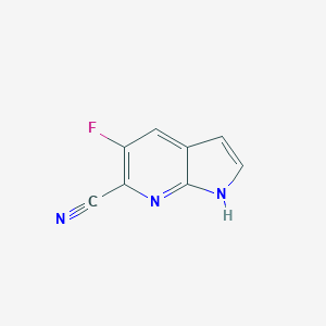 5-fluoro-1H-pyrrolo[2,3-b]pyridine-6-carbonitrile图片