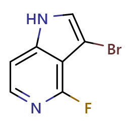 3-bromo-4-fluoro-1H-pyrrolo[3,2-c]pyridine图片