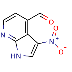 3-nitro-1H-pyrrolo[2,3-b]pyridine-4-carbaldehyde图片
