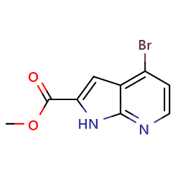 methyl4-bromo-1H-pyrrolo[2,3-b]pyridine-2-carboxylate图片