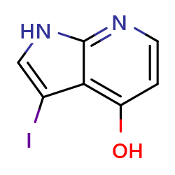 3-iodo-1H-pyrrolo[2,3-b]pyridin-4-ol图片