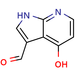 4-hydroxy-1H-pyrrolo[2,3-b]pyridine-3-carbaldehyde图片