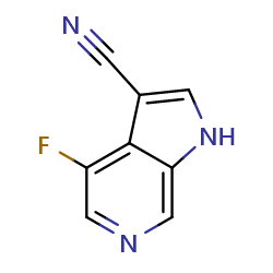 4-fluoro-1H-pyrrolo[2,3-c]pyridine-3-carbonitrile图片