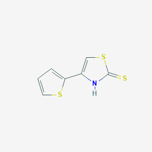 4-(2-thienyl)-1,3-thiazole-2-thiol图片