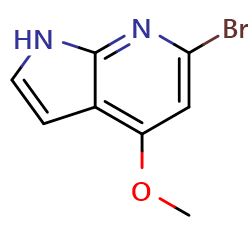 6-bromo-4-methoxy-1H-pyrrolo[2,3-b]pyridine图片