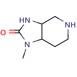 1-methyl-octahydro-1H-imidazolidino[4,5-c]pyridin-2-one图片