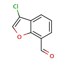 3-chloro-1-benzofuran-7-carbaldehyde图片