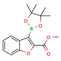 methyl3-(4,4,5,5-tetramethyl-1,3,2-dioxaborolan-2-yl)benzofuran-2-carboxylate图片