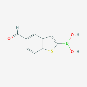 (5-formylbenzo[b]thiophen-2-yl)boronicacid图片