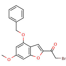 1-[4-(benzyloxy)-6-methoxy-1-benzofuran-2-yl]-2-bromoethan-1-one图片