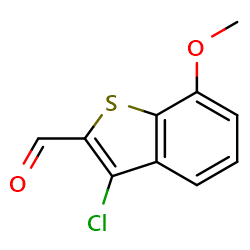 3-chloro-7-methoxy-1-benzothiophene-2-carbaldehyde图片