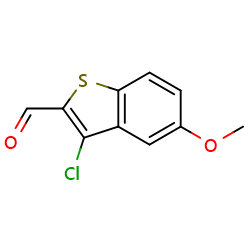 3-chloro-5-methoxy-1-benzothiophene-2-carbaldehyde图片