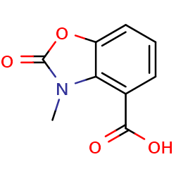3-methyl-2-oxo-1,3-benzoxazole-4-carboxylicacid图片