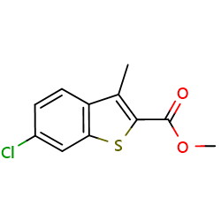 methyl6-chloro-3-methyl-benzothiophene-2-carboxylate图片