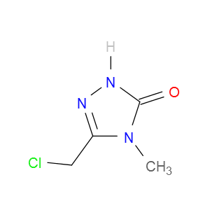 3-(Chloromethyl)-4-methyl-1H-1,2,4-triazol-5(4H)-one图片
