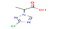2-(3-chloro-1H-1,2,4-triazol-1-yl)propanoicacid图片
