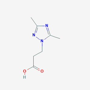 3-(3,5-dimethyl-1H-1,2,4-triazol-1-yl)propanoicacid图片