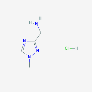 (1-Methyl-1H-1,2,4-triazol-3-yl)methanaminehydrochloride图片