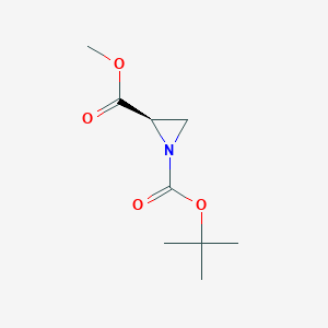 1-tert-butyl2-methyl(2R)-aziridine-1,2-dicarboxylate图片