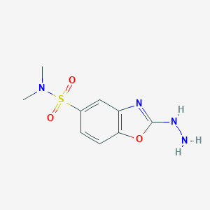 2-Hydrazinyl-N,N-dimethyl-1,3-benzoxazole-5-sulfonamide图片