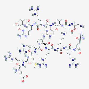 H-Glu-Arg-Met-Arg-Pro-Arg-Lys-Arg-Gln-Gly-Ser-Val-Arg-Arg-Arg-Val-OH图片