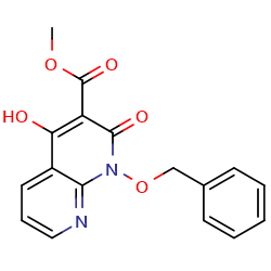methyl1-(benzyloxy)-4-hydroxy-2-oxo-1,2-dihydro-1,8-naphthyridine-3-carboxylate图片
