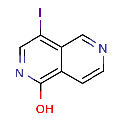 4-iodo-2,6-naphthyridin-1-ol图片