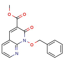 methyl1-(benzyloxy)-2-oxo-1,2-dihydro-1,8-naphthyridine-3-carboxylate图片