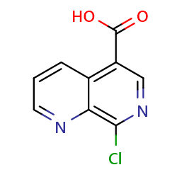 8-chloro-1,7-naphthyridine-5-carboxylicacid图片