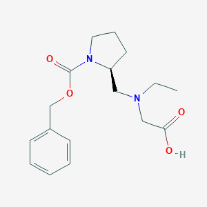 (S)-2-[(Carboxymethyl-ethyl-amino)-methyl]-pyrrolidine-1-carboxylic acid benzyl ester图片