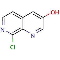 8-chloro-1,7-naphthyridin-3-ol图片