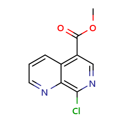 methyl8-chloro-1,7-naphthyridine-5-carboxylate图片