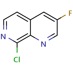 8-chloro-3-fluoro-1,7-naphthyridine图片