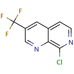 8-chloro-3-(trifluoromethyl)-1,7-naphthyridine图片