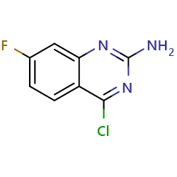 4-chloro-7-fluoroquinazolin-2-amine图片