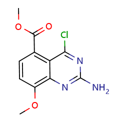methyl2-amino-4-chloro-8-methoxy-quinazoline-5-carboxylate图片