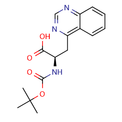 (2R)-2-{[(tert-butoxy)carbonyl]amino}-3-(quinazolin-4-yl)propanoicacid图片