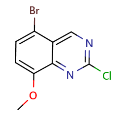 5-bromo-2-chloro-8-methoxy-quinazolineͼƬ