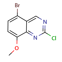 5-bromo-2-chloro-8-methoxy-quinazoline图片