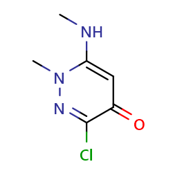 3-chloro-1-methyl-6-(methylamino)-1,4-dihydropyridazin-4-one图片