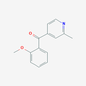 4-(2-Methoxybenzoyl)-2-methylpyridine图片