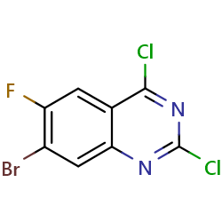 7-bromo-2,4-dichloro-6-fluoro-quinazoline图片